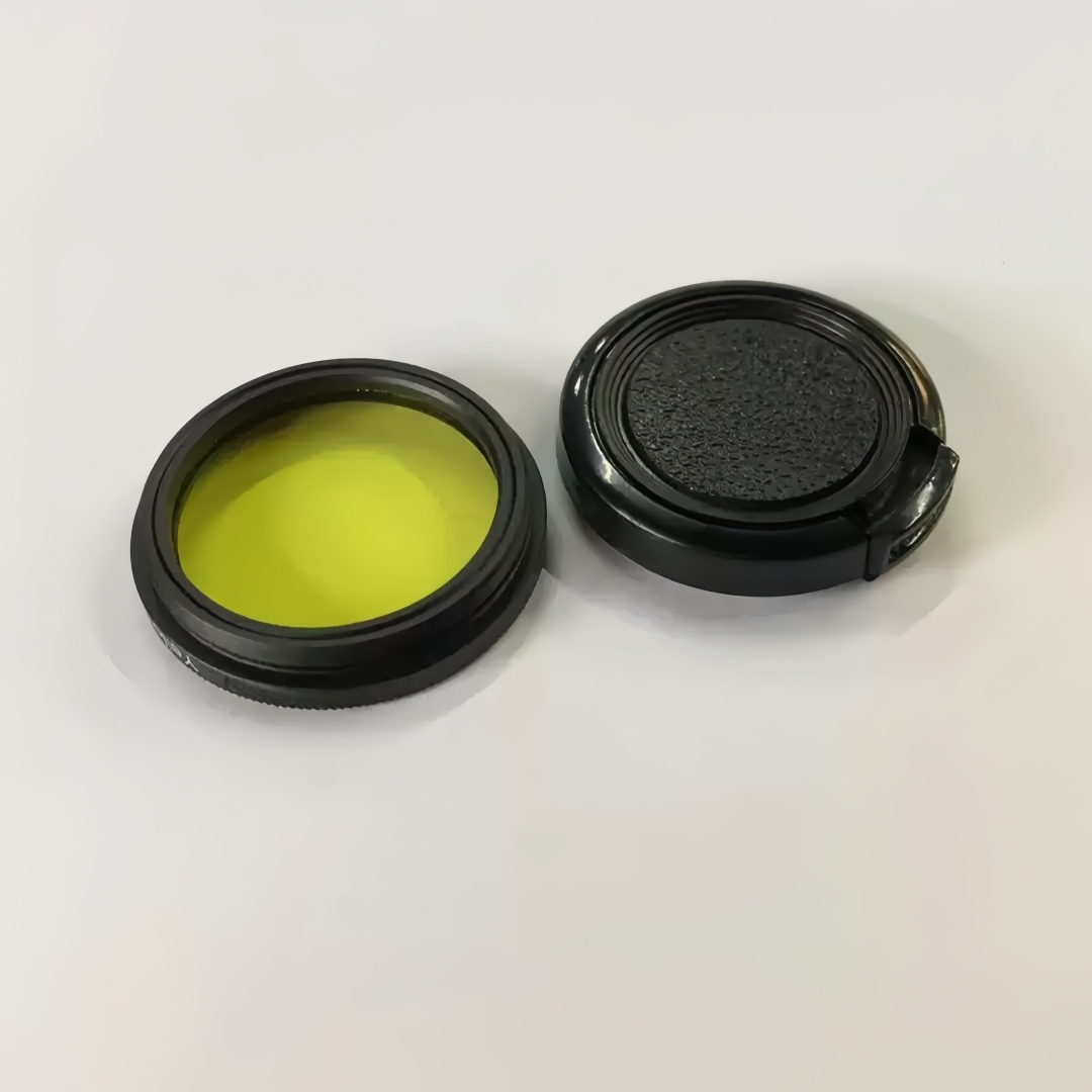 Photography Yellow Filter - 30,5 mm geel kleurenfilter aluminium frame
