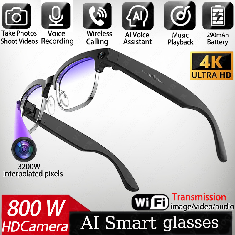 Photography Japanese - 4K Smart AI Bril met 8MP