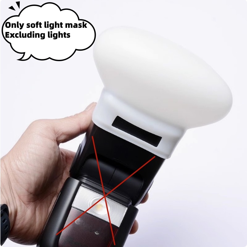 Pop Up Flash Diffuser - 1Pc Diffuser Bounce Dome Zachte siliconen