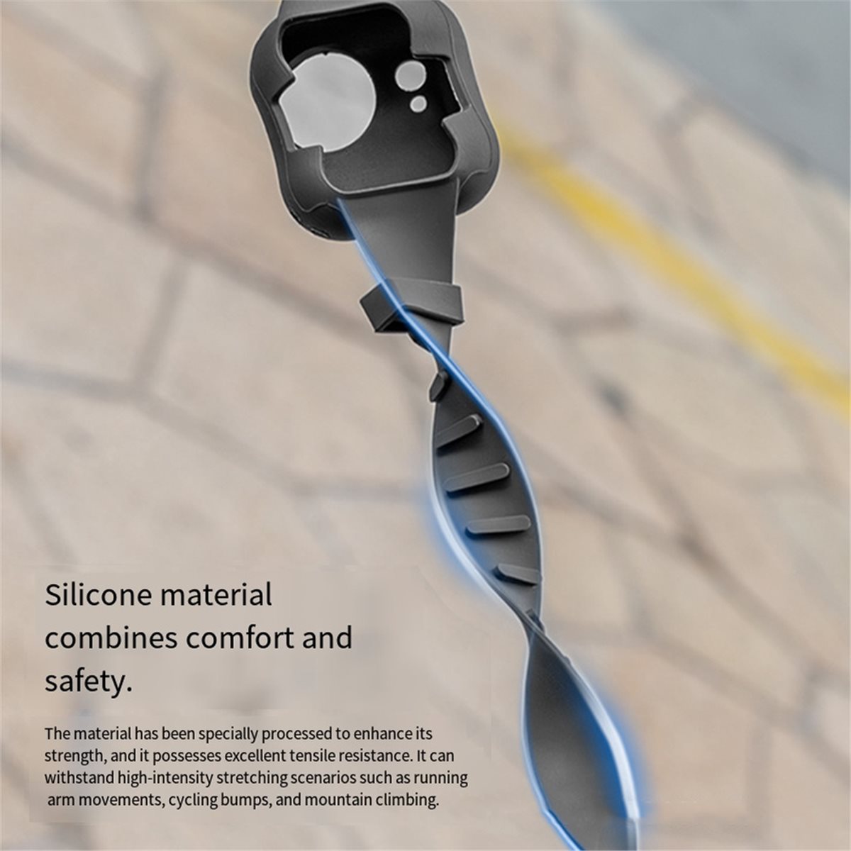 Camera Wrist Strap - M05K Voor Insta360 GoUltra Handpolsband Siliconen