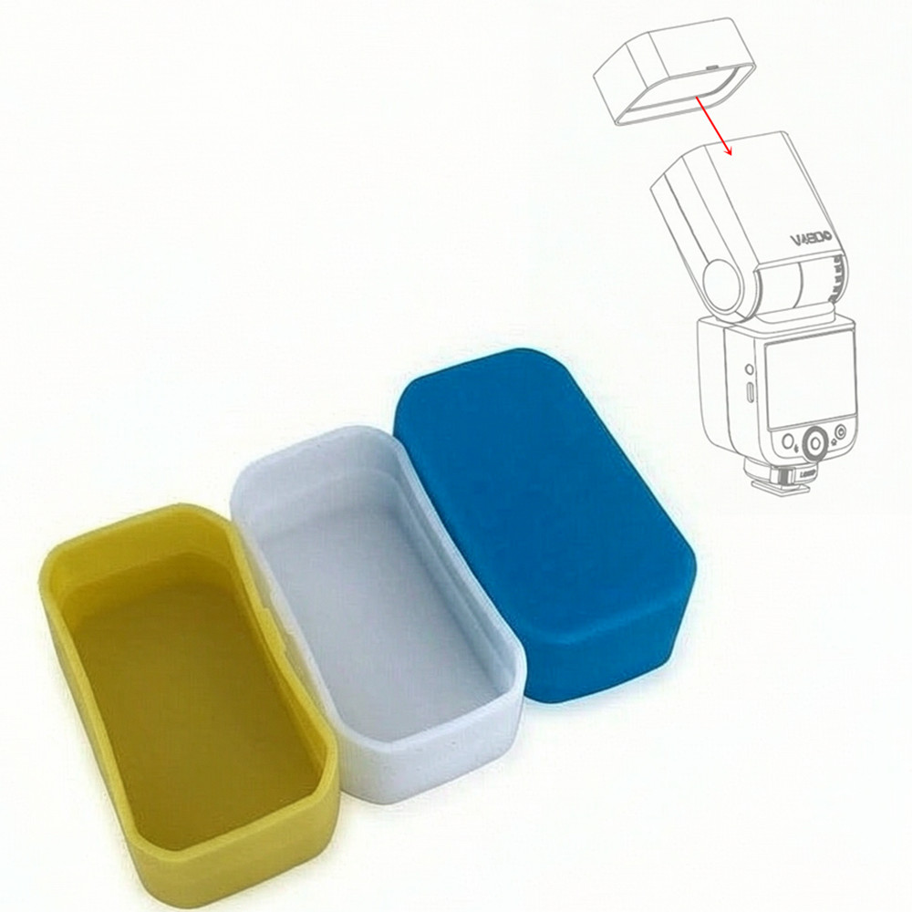 Pop Up Flash Diffuser - V480 Soft Dome Flash Diffuser Siliconen
