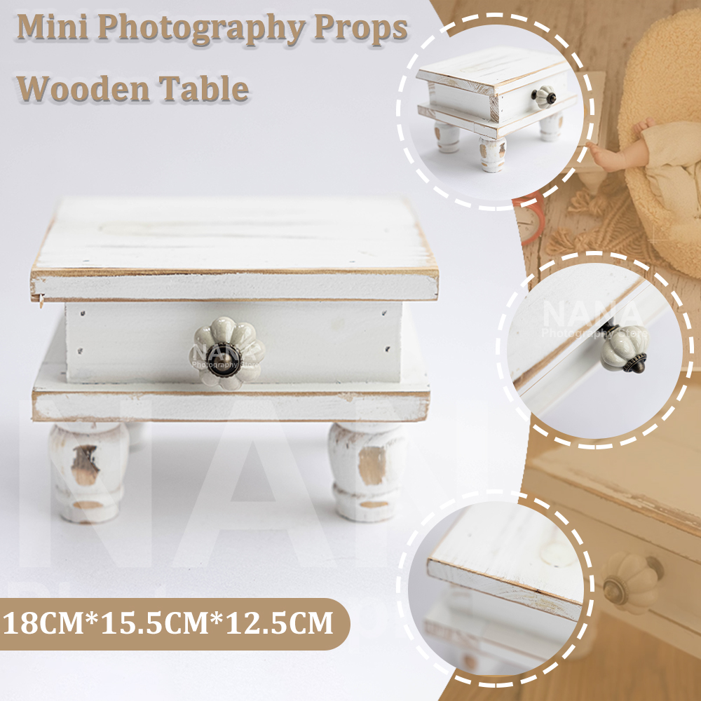 Photography Desk - Pasgeboren Fotografie Tafelaccessoires Vintage Mini Handgemaakte