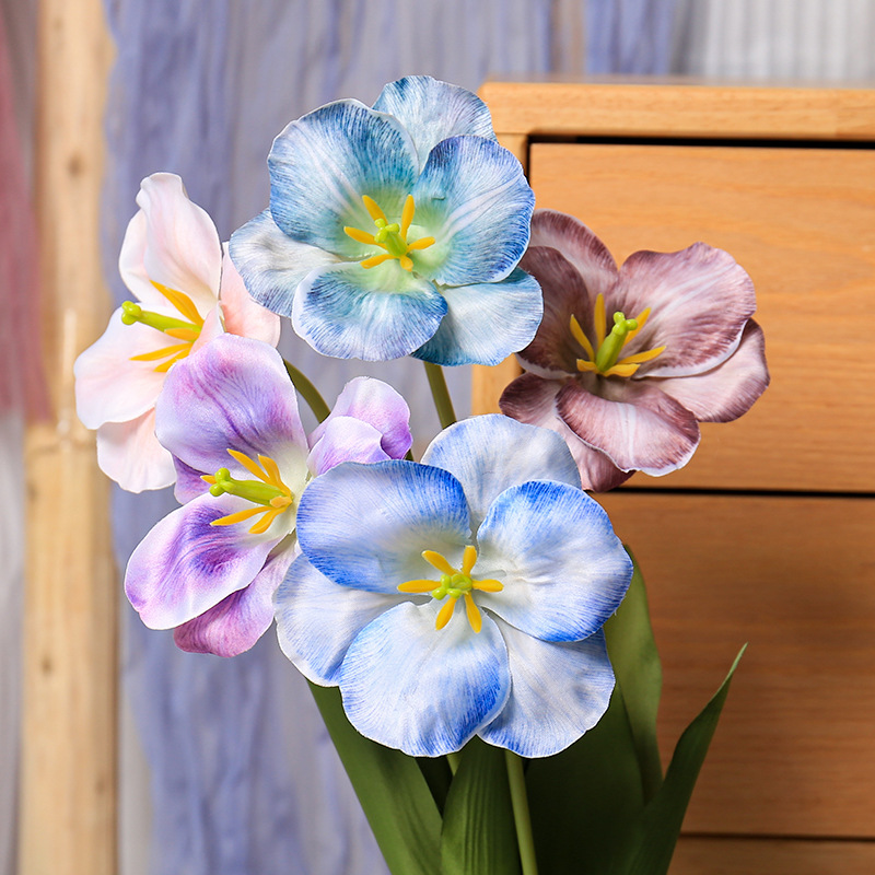 Photography Wedding - 5pc 54cm Flip Tulp Gradiënt Veelkleurige