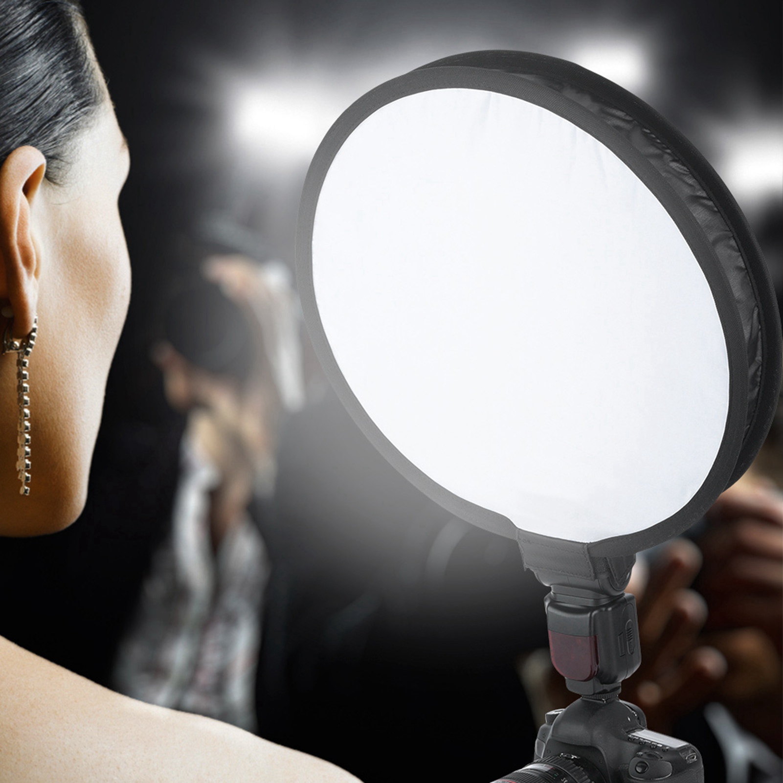 Pop Up Flash Diffuser - Opvouwbare Softbox Diffuser 40CM Draagbare Opvouwbare