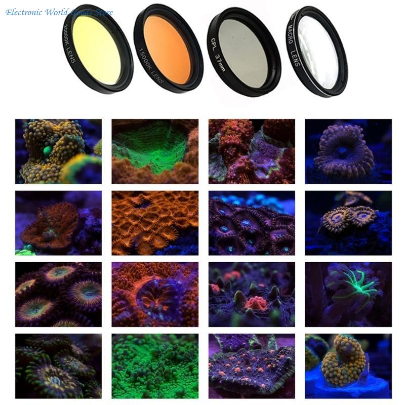 Photography Yellow Filter - A3PD 4-in-1 macrolens Geel lensfilter Telefooncamera