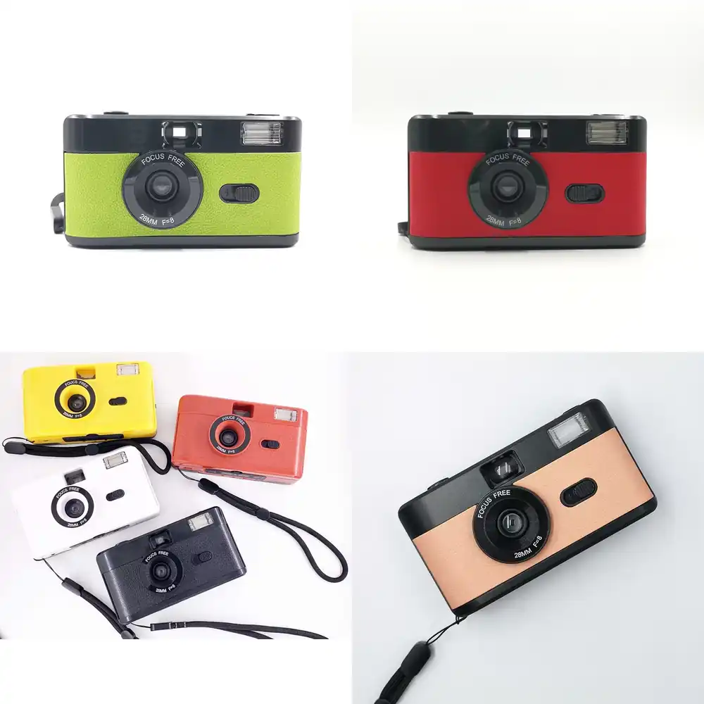 Photography Gear - 35mm gemotoriseerde focus retro-stijl camera met