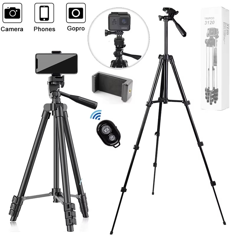 Photography Gear - Universele telefoon uitschuifbare statief DSLR-camera Lichtgewicht