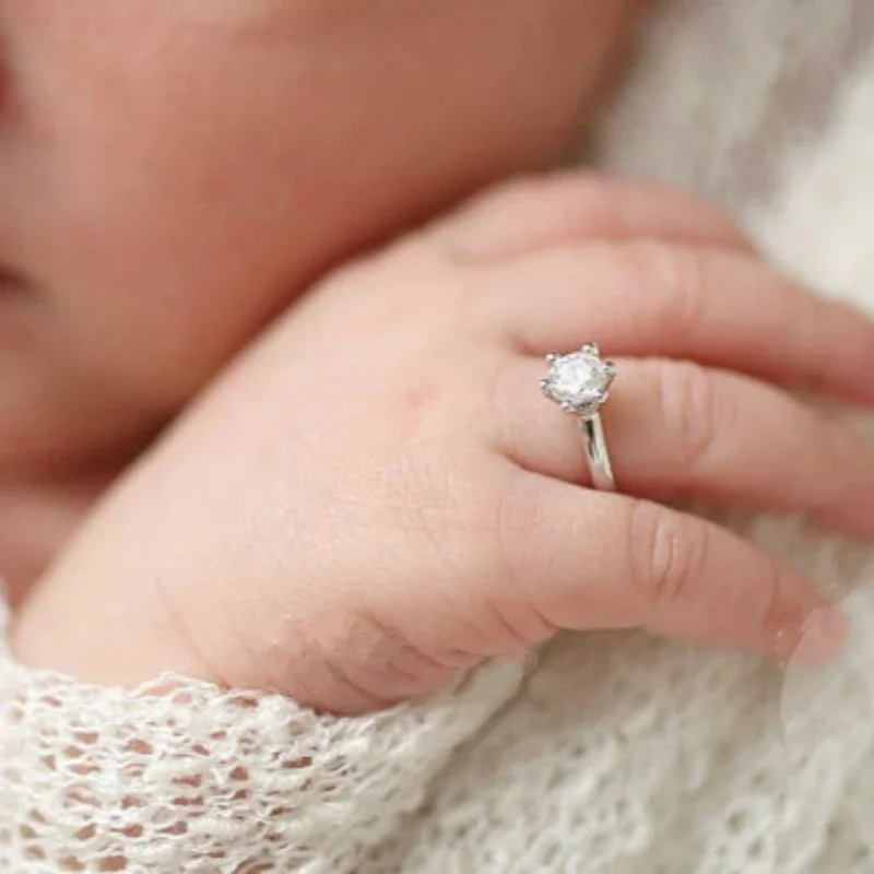 Photography Outfits - Fee babykostuum baby fotoshoot glinsterende ringen