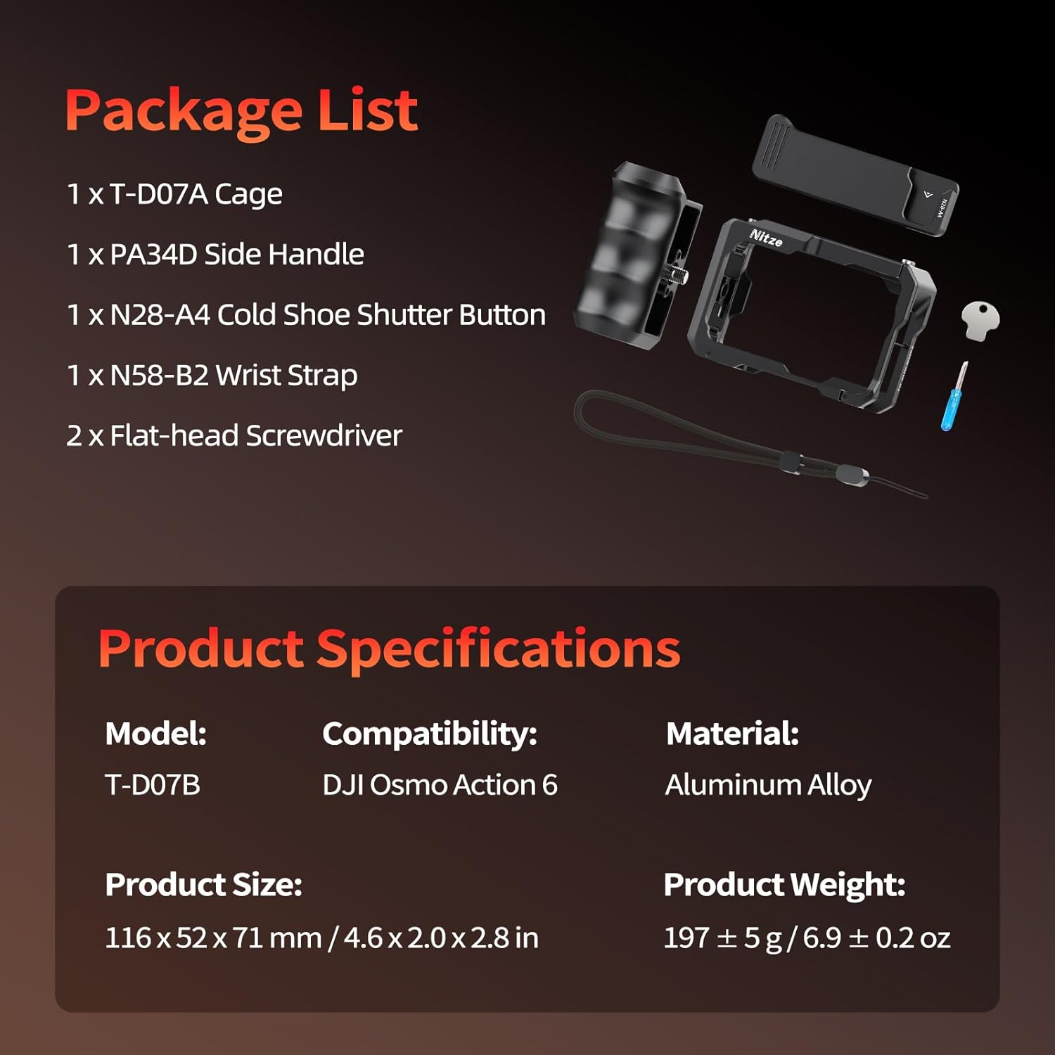 Nitze street snap cage kit met - Camera Wrist Strap recensie en prijs