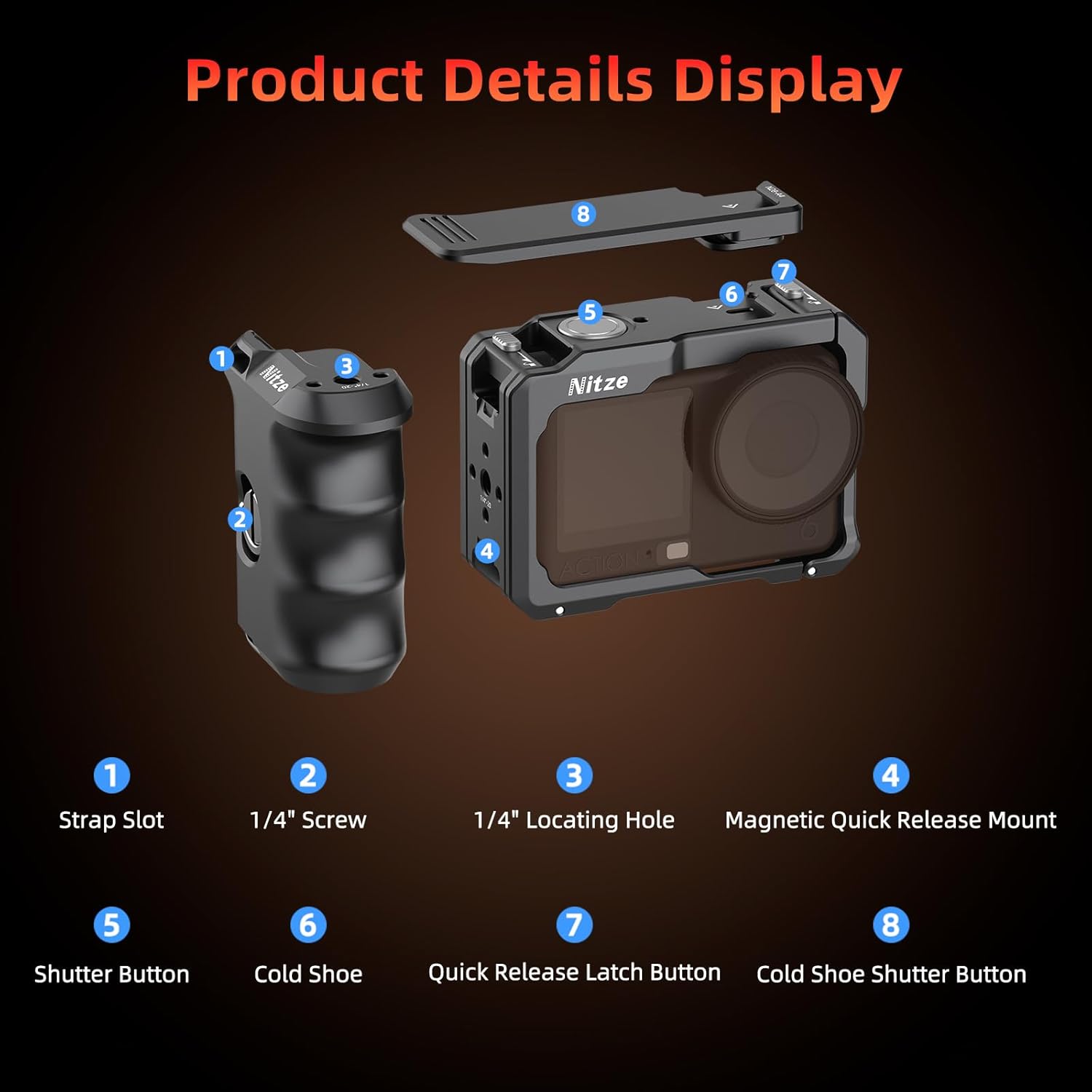 Nitze street snap cage kit met - Camera Wrist Strap recensie en prijs