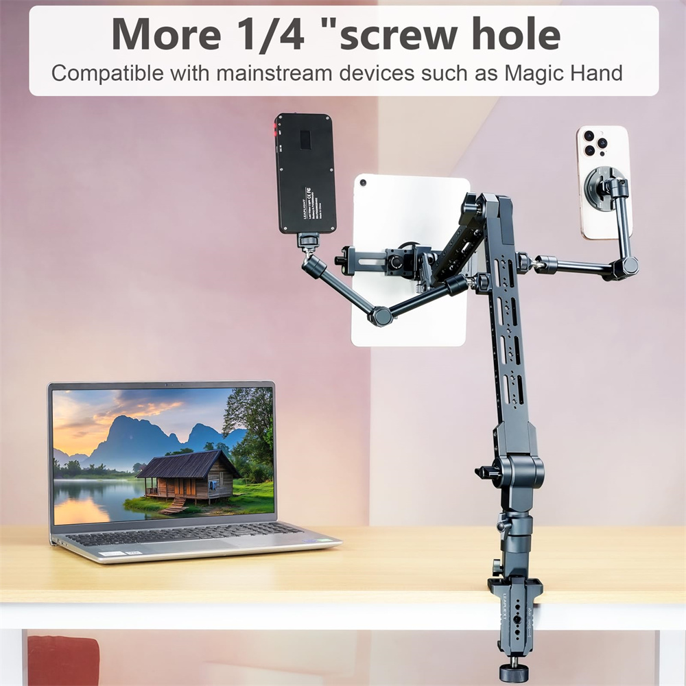 Aluminium Magic Arm Beugel 5KG - Photography Desk recensie en prijs