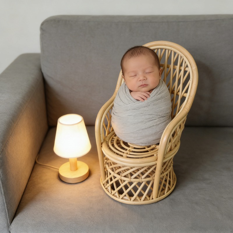 Handgemaakte vintage rotan sto - Photography Gear recensie en prijs