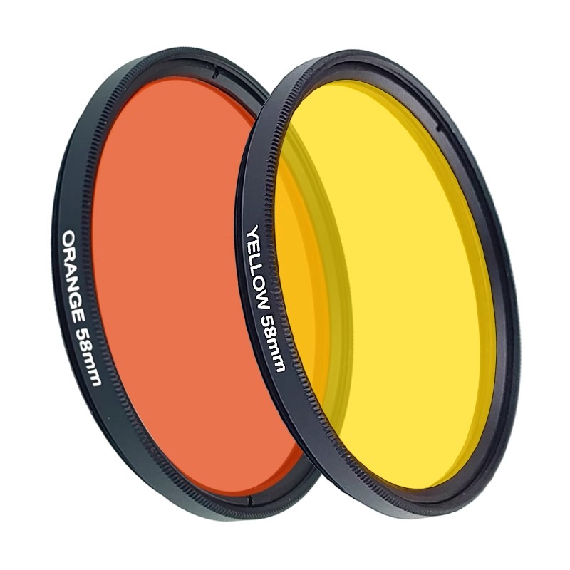 Filter Kleur Geel Oranje Zeewa - Photography Yellow Filter recensie en prijs
