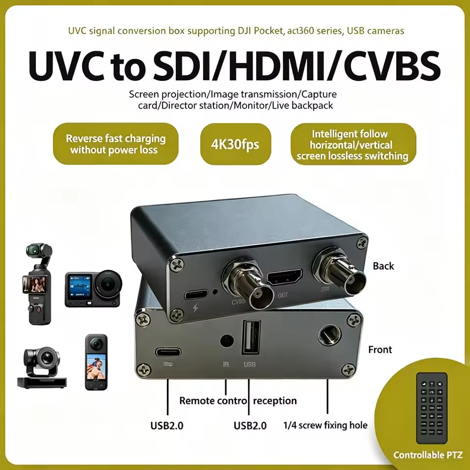 4K UVC naar SDI HDMI CVBS Conv - Insta360 Camera X3 recensie en prijs
