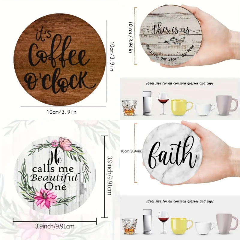 6 stuks ronde inspirerende let - Photography Desk recensie en prijs