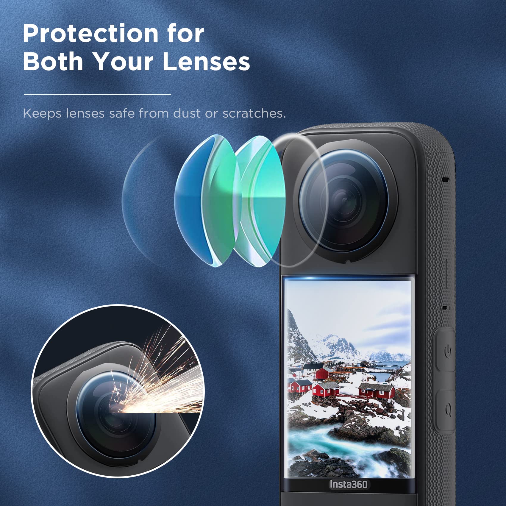 Lens Guard voor Insta360 X3 Ac - Insta360 Camera X3 recensie en prijs