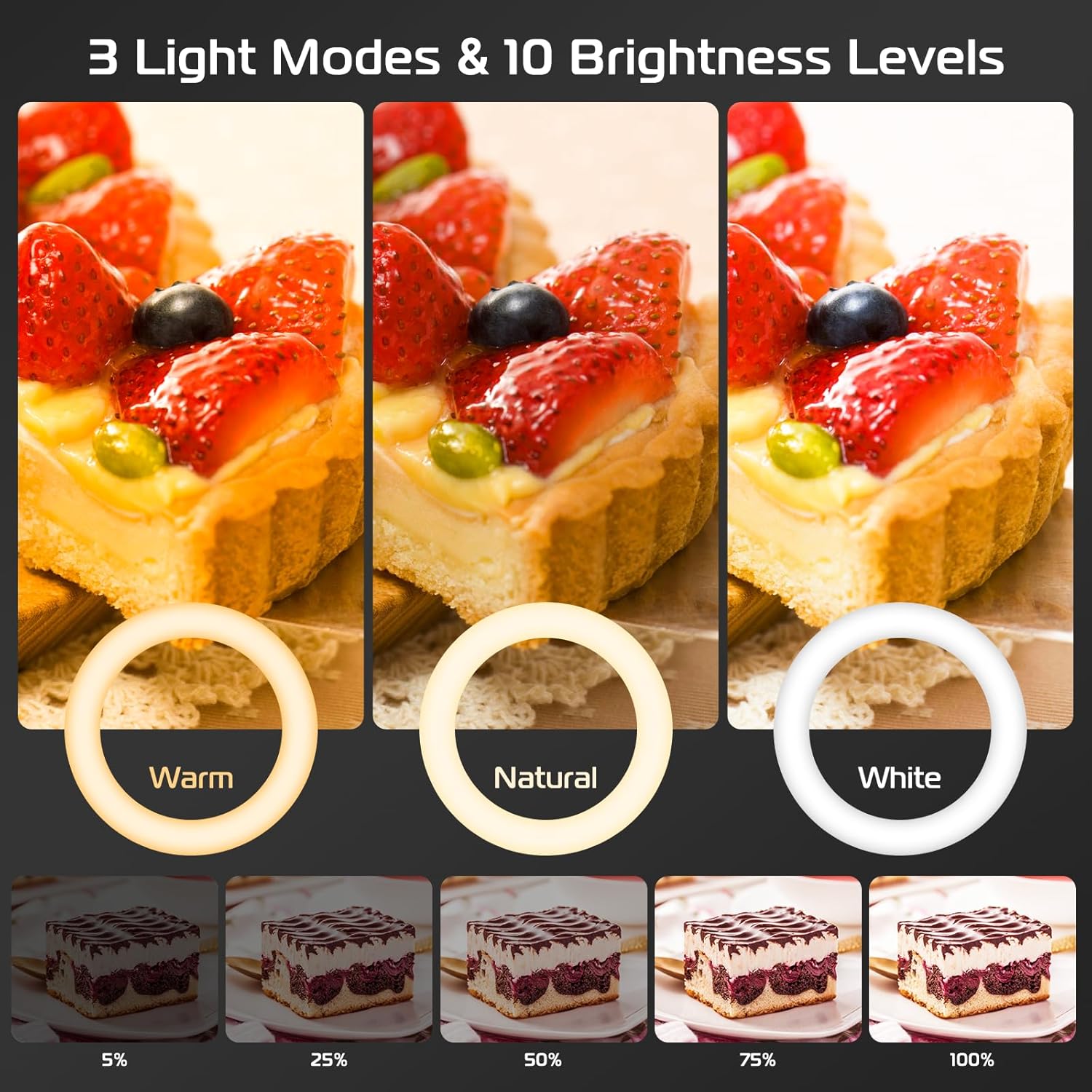 Ringlicht met standaard en tel - Photography Desk recensie en prijs