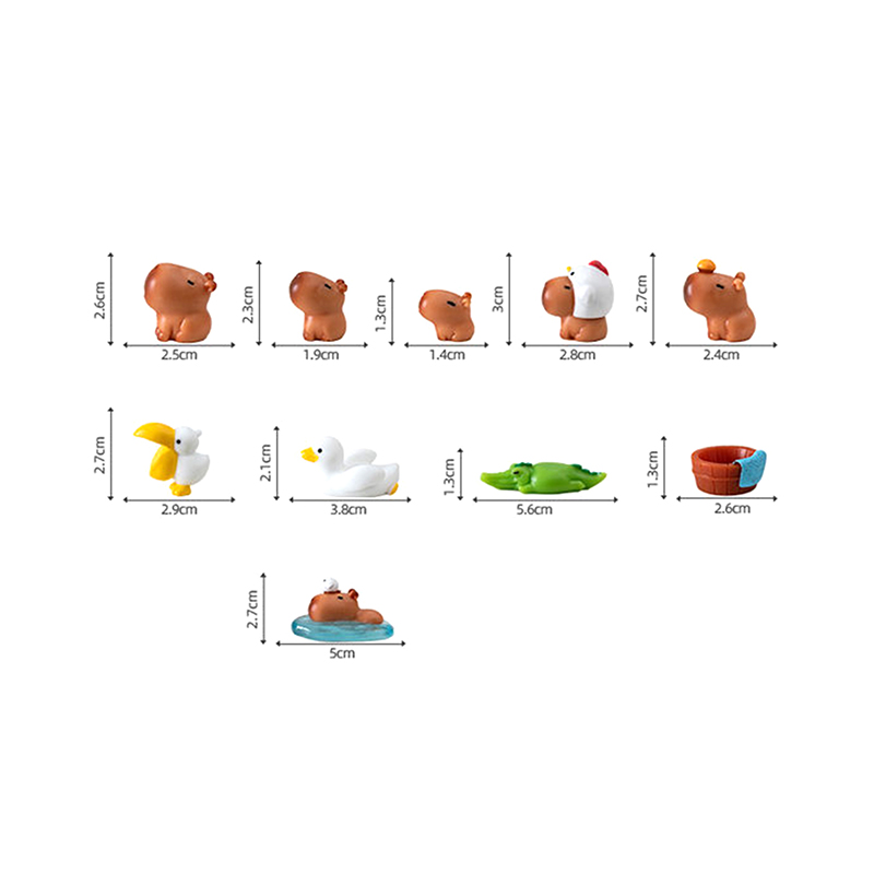 10 stks Miniatuur Capybara Bee - Photography Desk recensie en prijs