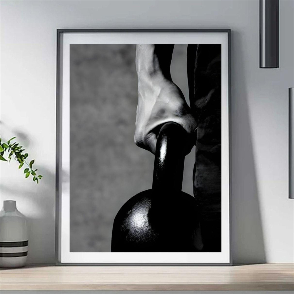 Zwart-wit boks poster vechter  - Photography Training recensie en prijs
