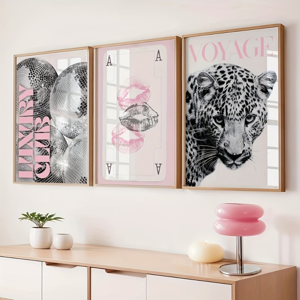 3 stuks frameloze luipaardprin - Photography Trend recensie en prijs