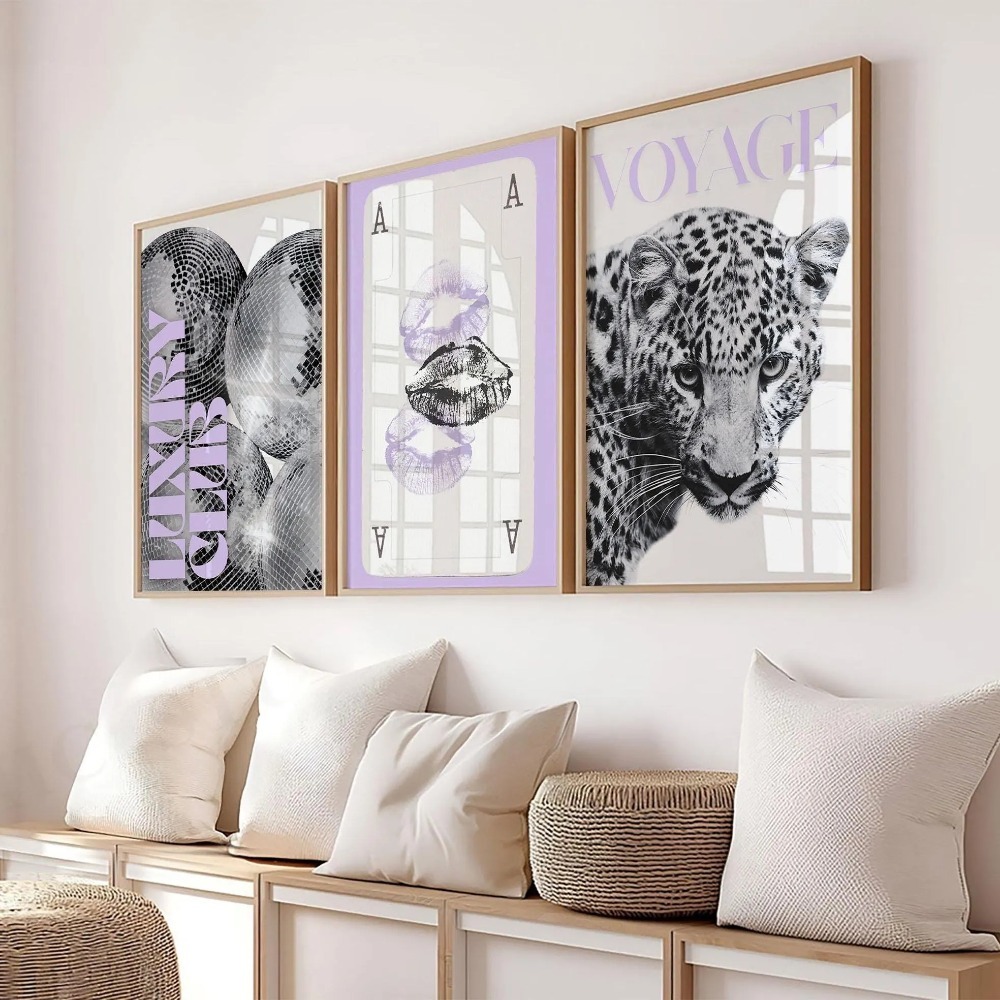 3 stuks frameloze luipaardprin - Photography Trend recensie en prijs