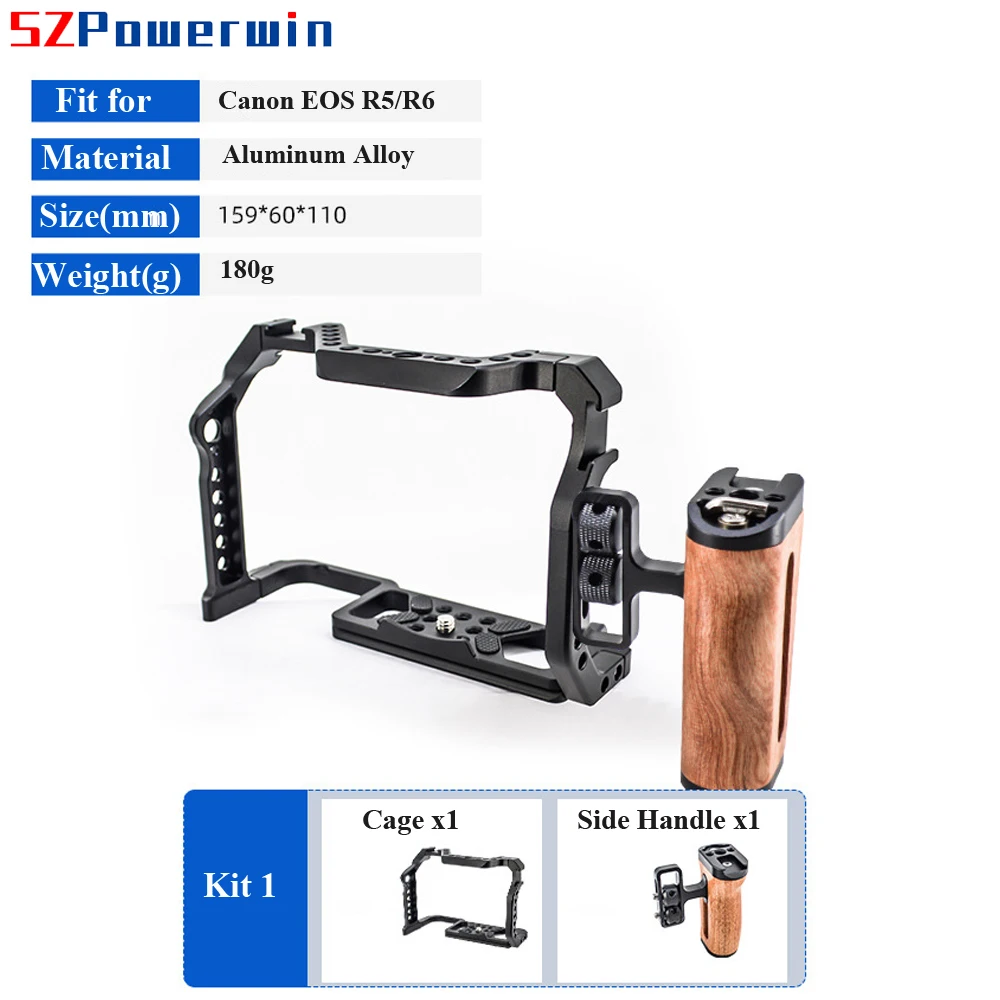 Powerwin Voor Canon EOS R5 R6  - Camera Cage Rig recensie en prijs
