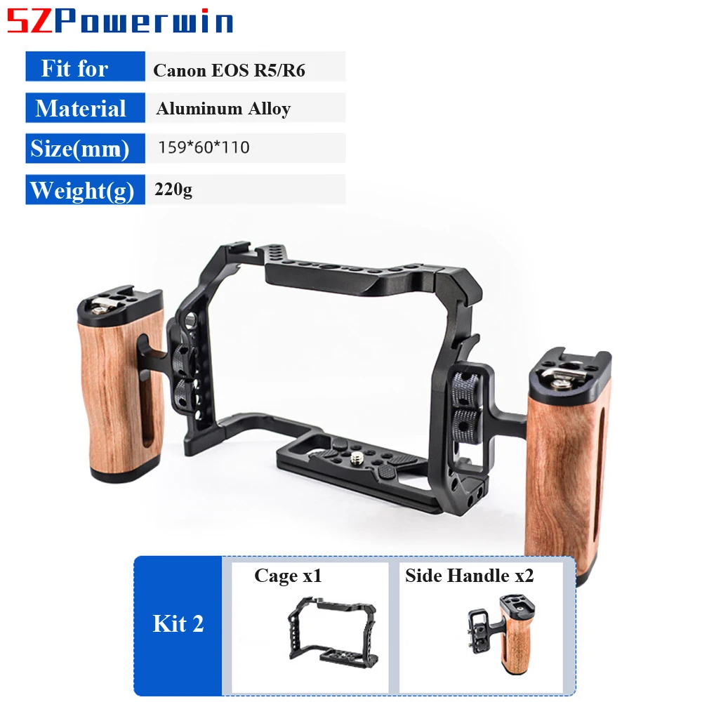 Powerwin Voor Canon EOS R5 R6  - Camera Cage Rig recensie en prijs
