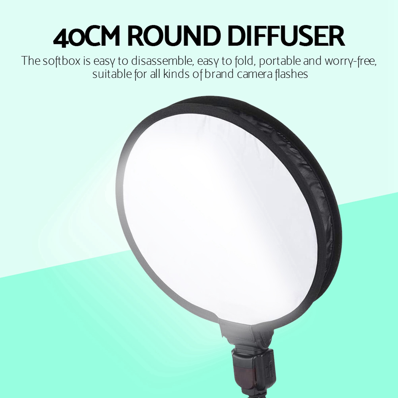 Opvouwbare Softbox Diffuser 40 - Pop Up Flash Diffuser recensie en prijs