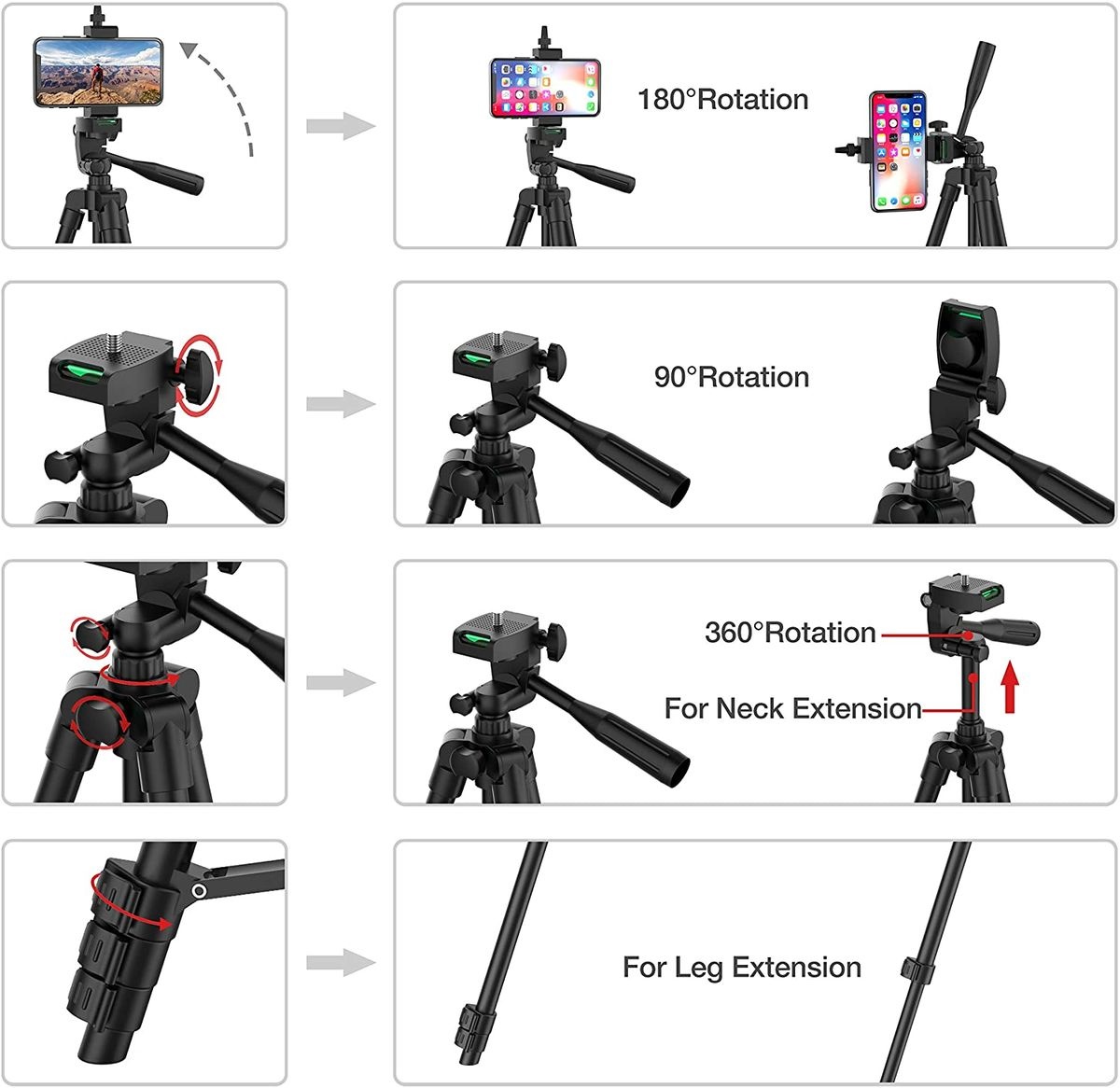 Universele telefoon uitschuifb - Photography Gear recensie en prijs