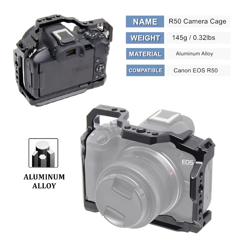 R50 Camera Cage voor Canon EOS - Camera Cage Rig recensie en prijs