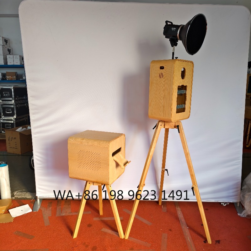 Retro houten selfie fotohokje  - Photography Wedding recensie en prijs